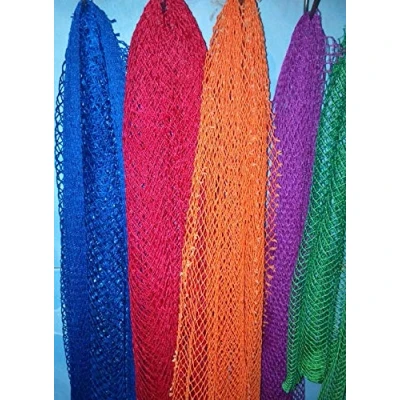 Immagine di Spugna africana esfoliante, a rete, spessa, per vasca e doccia, 70 cm x 30 di lunghezza