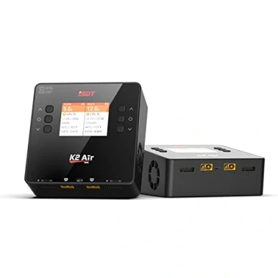 Immagine di ISDT K2 Caricabatterie Lipo Scaricatore bilanciamento AC 200W DC 500Wx2 Dual per modelli RC Caricatore astuto dell&#039;equilibrio della batteria dell&#039; hobby LCD 1 6S Li ion Life NiCd NiMH LiHV PB