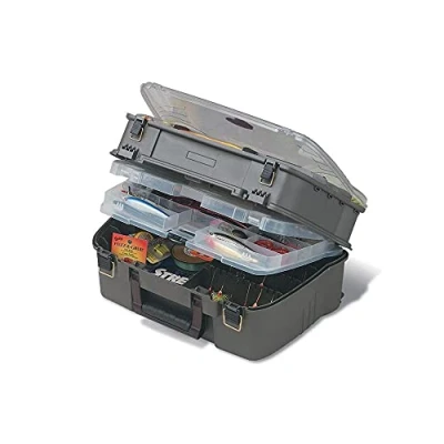 Immagine di Plano Guide Series Satchel Double Sided tackle Box Scatola per la conservazione dell&#039;attrezzatura da pesca, compatta box, satchel, ottima conservare esche artificiali