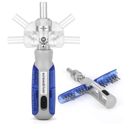 Immagine di Belle Vous Cacciavite a Cricchetto 14 in 1 Set di Cacciaviti Multifunzione Compatibile con Philips Torx Viti Etc Punte Magnetiche Intercambiabili Regolabile Ergonomico