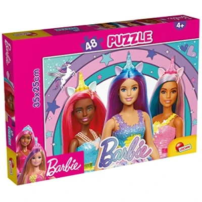 Immagine di Lisciani Giochi Barbie Puzzle M Plus 48, Magic Unicorn, 99436