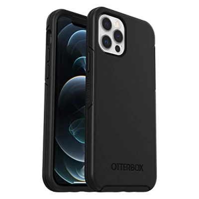 Immagine di Otterbox Symmetry ProPack BULK Backcover per cellulare Apple iPhone 12, 12 Pro Nero