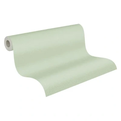 Immagine di A.S. Création Carta da parati Unita Greenery tessuto non 10.05 m x 0.53 Verde Prodotto in Germania 367136 36713 6