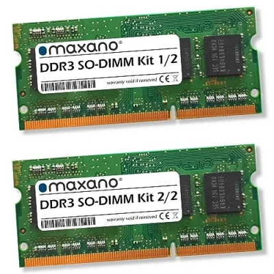 Immagine di Maxano Memorycity Kit RAM da 8 GB (2 x 4 GB) compatibile con QNAP TS 253A DDR3 1600 MHz SO DIMM