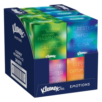 Immagine di Kleenex, Fazzoletti di Carta, Morbidi e Resistenti, con Carta Certificata FSC, Uso Quotidiano, 576 Pz (12x48)