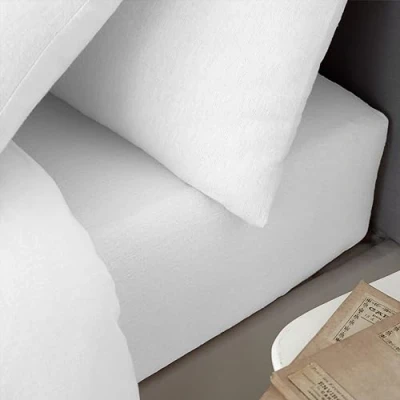 Immagine di Catherine Lansfield Lenzuolo con angoli per letto matrimoniale, in cotone spazzolato, colore:
