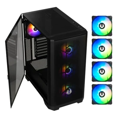 Immagine di BITFENIX CAJA PC ATX SEMITORRE NOVA MESH SE TG 4ARGB VENTANA RGB NEGRA