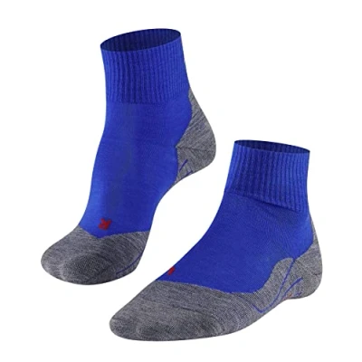 Immagine di FALKE TK5 Wander Short M SSO lana filo funzionale sottili antivesciche 1 paio, Calzini da escursionismo Uomo, Blu (Yve 6714), 39 41