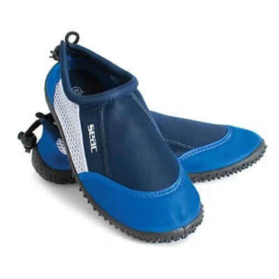 Immagine di SEAC Uomo Scarpe da Scoglio, Asciugatura Rapida, per Il Mare, la Spiaggia e Piscina, Blu, 43 EU
