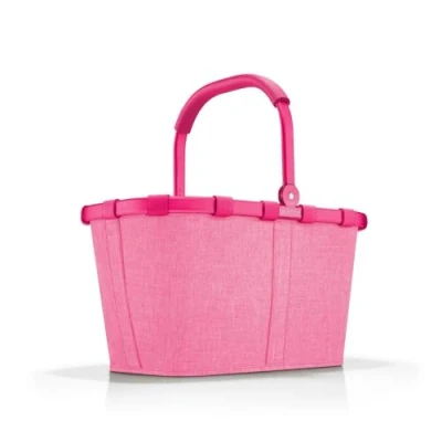 Immagine di Reisenthel Carrybag frame Twist rosa Robusto cestino per la spesa con ampio spazio e pratica tasca interna Design elegante impermeabile