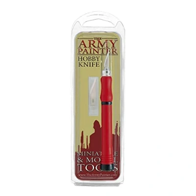 Immagine di The Army Painter Hobby Knife Coltello X Acto Chirurgico con 5 Lame di Ricambio Impugnatura Sicurezza Strumenti per Modelli in Miniatura Giochi da Tavolo