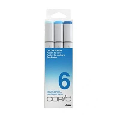 Immagine di COPIC SKETCH SET DA 3 COLOR FUSION 6
