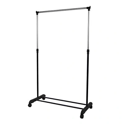 Immagine di Home Discount® Singola Porta Abiti Appendiabiti Regolabile, Argento spedizione Gratuita
