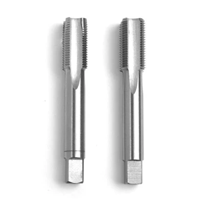 Immagine di GSR set di maschi manuali professionali, filettatura DIN 2184 2 HSS G UNF 1/4 28, preaffettatrice e affettatrice, rettificata, HSSG, punte per metallo in acciaio inox