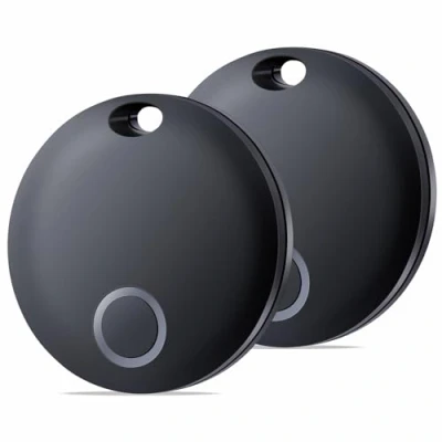 Immagine di Reyke Smart Tag, Air Tracker compatibile con Apple Find My (solo iOS), trova oggetti per gatti, chiavi, bagagli, valigie, portafogli, impermeabile IP67, 2 pezzo