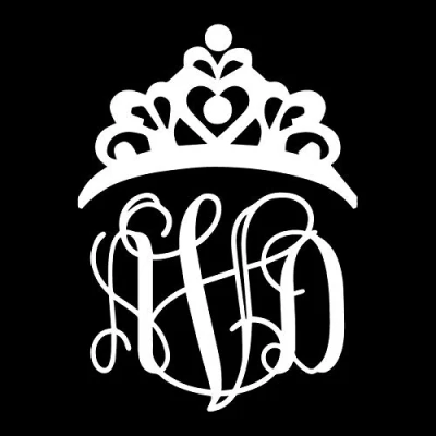 Immagine di PMSMT Adesivi per auto, motivo principessa, alla moda, paraurti, decorazione creativa, in vinile, 12, 5 x 17 cm, colore: argento