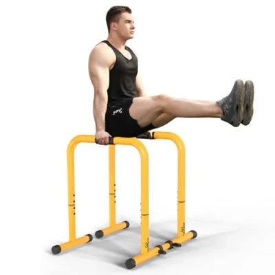 Immagine di RELIFE REBUILD YOUR LIFE Dip Station Regolabile Parallele Calisthenics Parallel Bars parallettes Push up Stand Fitness Heavy Duty Libera Installazione
