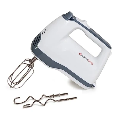 Immagine di Melchioni Family Sbattitore Elettrico MONTERO NEW, con 5 Velocità e 2 Fruste Ganci per Mescolare Impastare, 250W