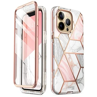 Immagine di i Blason Cosmo Series Custodia protettiva per iPhone 13 Pro da 6,1&quot; (2021), colore: Rosa marmo