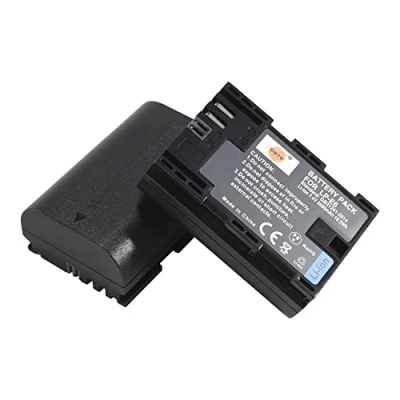 Immagine di DSTE 2pcs LP E6 LPE6 Batteria compatibile con Canon EOS 5D Mark II, III, 7D MarkII, MarkIII, 5DS, 6D, 7D, 60D, 60Da, 70D
