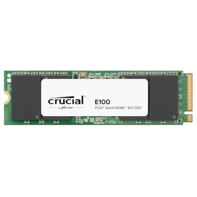 Immagine di Crucial E100 1TB PCIe Gen4 NVMe M.2 SSD Interno, Fino a 5.000 MB/s, Compatibile con Notebook e PC Desktop CT1000E100SSD8
