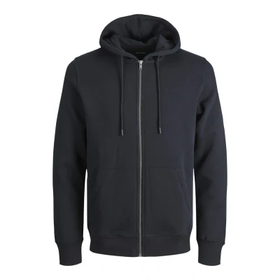 Immagine di JACK &amp; JONES Felpa con Cappuccio e Cerniera, Nero, 4XL Uomo