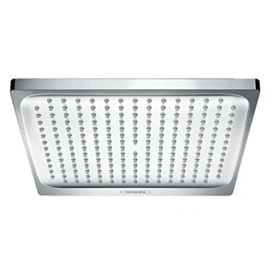 Immagine di hansgrohe Crometta E Soffione doccia 240 1 tipo di getto EcoSmart 9 l/ min, Cromo, 26727000