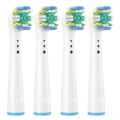 Immagine di broshin Testine di Ricambio Compatibili con Spazzolini Elettrici e Floss (Confezione da 16 unità)