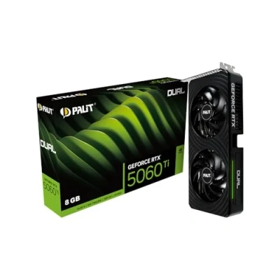 Immagine di Palit GeForce RTX 5060 Ti Dual (8GB GDDR7/PCI Express 5.0/2572MHz/28000MHz)