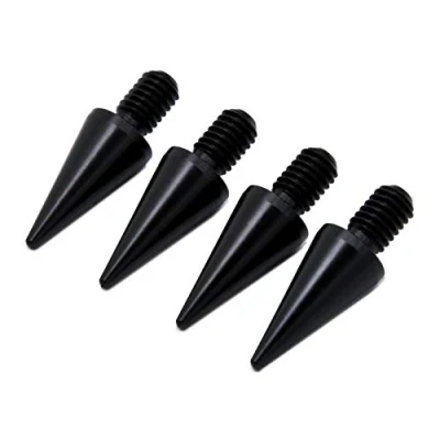 Immagine di PrecisionGeek M8 Alluminio Nero Spike/Cono absorber per altoparlanti vite 4 pz