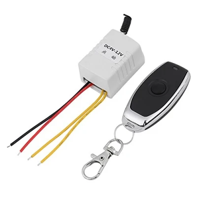 Immagine di Relè rf Telecomando Senza Fili DC4 12V 1 Canale 433MHz Wireless per Uso Domestico Computer Host
