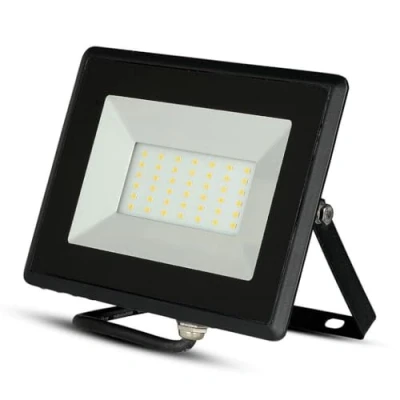 Immagine di Faro LED Esterno 30W, Ip65 per Esterni Nero con Vetro 2550Lm Luce Fredda 6500K
