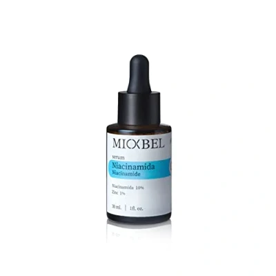 Immagine di MIOXBEL Siero viso con Niacinamide 10% e Zinco 1%Siero anti macchie per pelle grassa mista Regola l&#039;eccesso di sebo riduce i pori aperti rossore 30ml