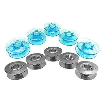 Immagine di ZickZag Macchina da cucire per bobine blu e metallo, Pfaff hobbymatic 800, 801, 802, 803, 806, 807, 808, 809, 10 pezzi