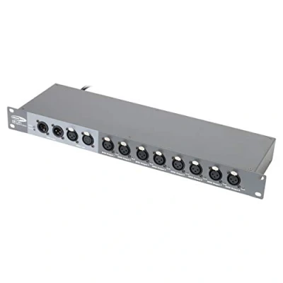Immagine di Showtec DB 1 8 Kanal DMX Booster 3+5pol Controller per l&#039;illuminazione