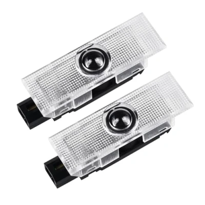 Immagine di 2Pcs Car LED Door Welcome Light Logo Proiettore Ghost Shadow Lampada decorativa per Al fa Giulia Giulietta Mito Stelvio Brera 156 159 (05)