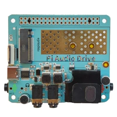 Immagine di Audio DAC Hat Sound Card (PI Drive) for Raspberry PI4 All Models Pi Zero / Pi3 Pi3B Pi3B+ Pi2 Better Quality Than USB