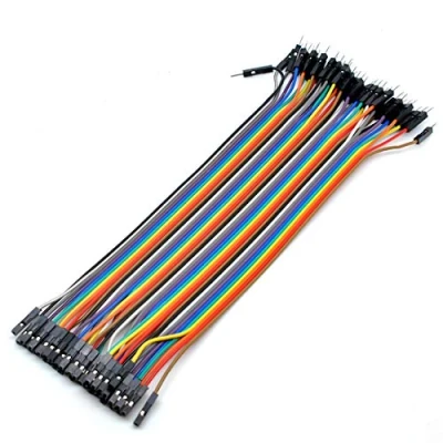 Immagine di Oiyagai 3 Set/120 Pezzi Fili Jumper Dupont 20 cm/7,9 in Maschio a Femmina per Arduino Raspberry PI