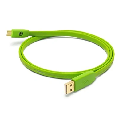 Immagine di Neo by Oyaide d+ USB (classe B) a C Cavo digitale ad alta velocità e resistente per DJ, musicisti produttori, verde