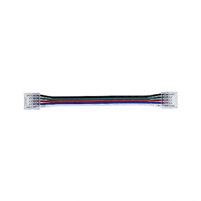 Immagine di Paulmann 78466 Connector RGBW Slim Flex 12mm Cavo di collegamento Lunghezza cavo: 0.12 m 24 V (L x L A) 0.126 14 5.5 mm 1 pz.