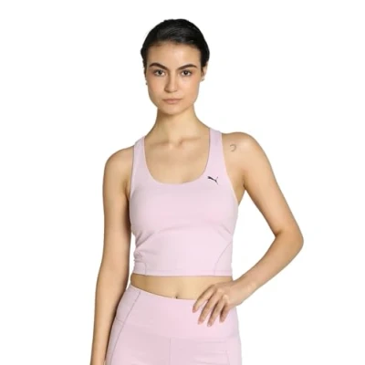 Immagine di Puma Studio Foundation CROP TANK Top, Donna, Taglia: XL, Grape mist heather