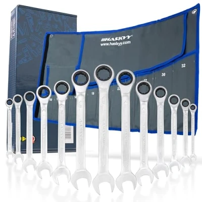 Immagine di HASKYY set di chiavi Combinate 8 32 mm 13 pz. I inglesi combinate, in borsa