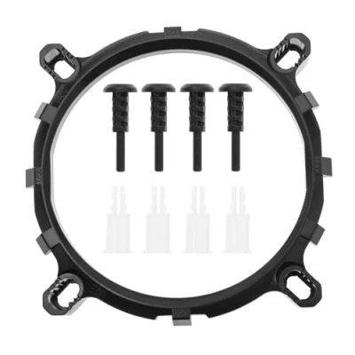 Immagine di eMagTech Kit di Montaggio Staffa Raffreddamento Processore Compatibile con Intel CPU Socket LGA1700 1200 775 1150 1151 1155 1156 Componenti del Computer Desktop, Nero