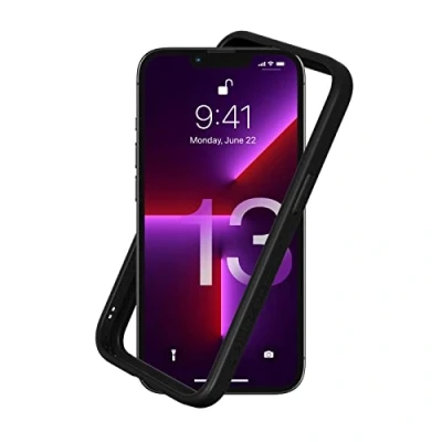 Immagine di RhinoShield Bumper Case compatible with [iPhone 13/13 Pro] CrashGuard NX Shock Absorbent Slim Design Protective Cover 3.5M / 11ft Drop Protection Black