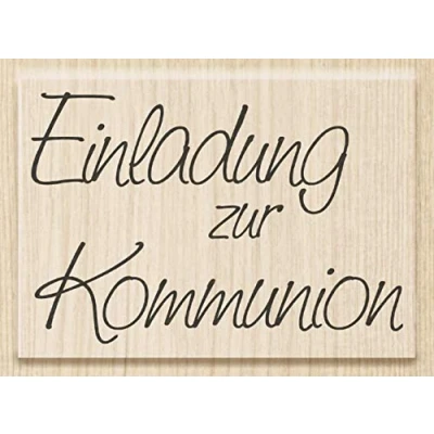 Immagine di Knorr Prandell 1800100 Timbro invito alla Comunione, 6,1 x 4,2 cm