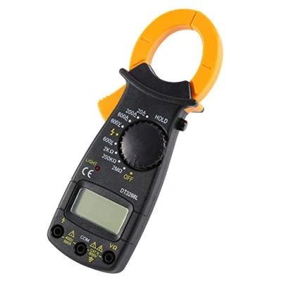 Immagine di DT 3266L Digital Amper Clamp Meter Multimetro Current Pinze Voltmetro Amperometro 600A AC/D Strumento elettronico Tester Display LCD