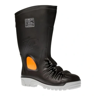 Immagine di Portwest FD85 S5 Stivali di Sicurezza in Gomma, Unisex Adulto, SRC, Nero (Nero Bkgr), 37 EU (4 UK)