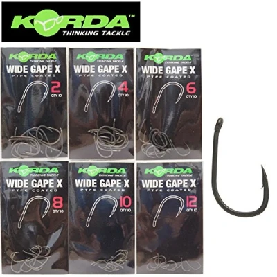 Immagine di Korda Wide Gape X Size 8 Karper haken