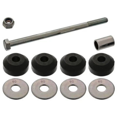 Immagine di FEBI BILSTEIN 41043 Bielletta barra stabilizzatrice M8 x 1,25 con spessori, dado, supporto/cuscinetto Acciaio argento JEEP: Compass, Patriot