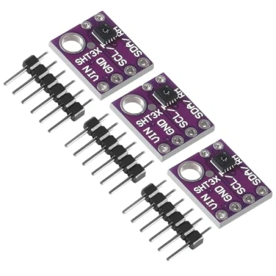 Immagine di 3 sensori di temperatura e umidità SHT31 D, 2,4 5,5 VDC Digital Output sensore modulo interfaccia I2C (SHT31 D)